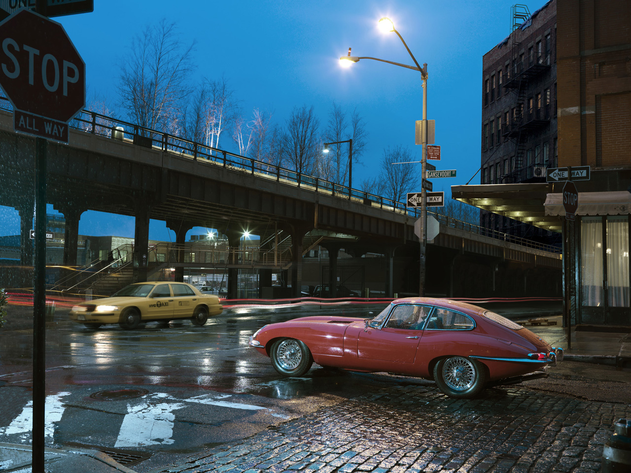 1966 Jaguar E-Type Series 1 in New York City