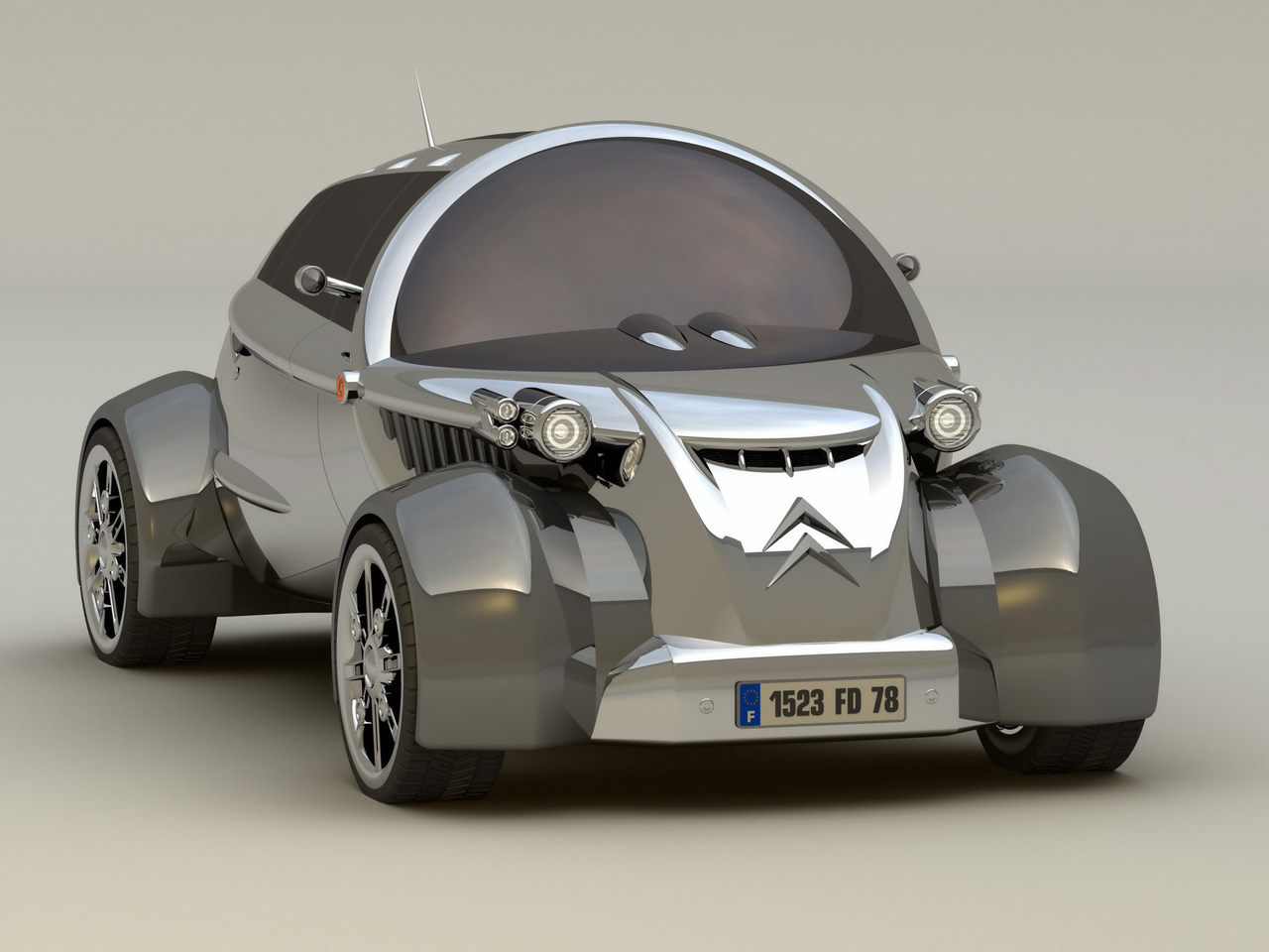 2008 Citroen 2CV Concept Design by David Portela