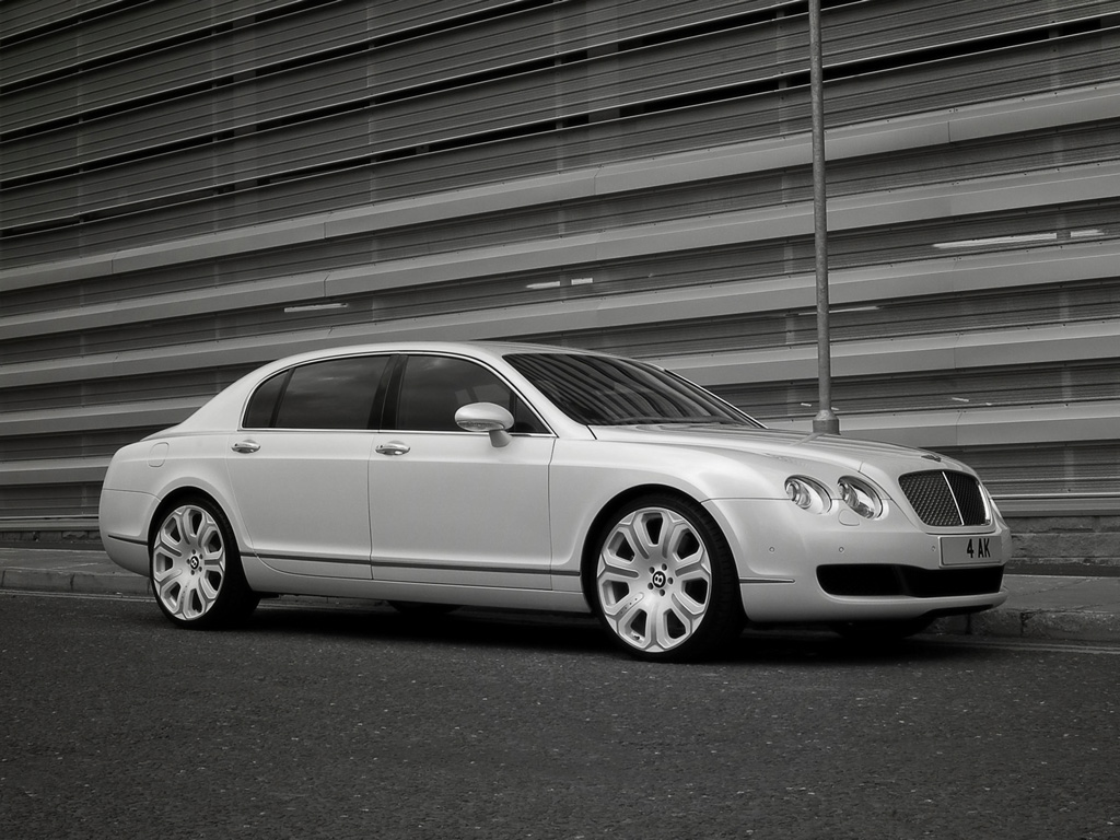 2009 Project Kahn Pearl White Bentley Flying Spur