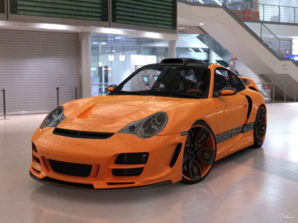 Porsche 911 996 Top Art Concept Design