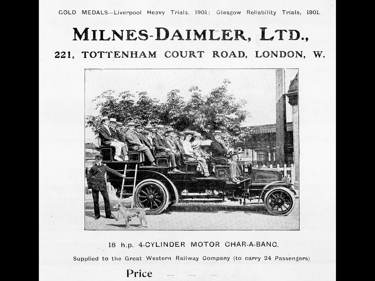 Vintage Daimler Advertising Materials